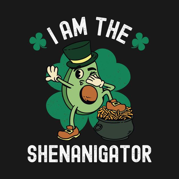 I'M The Shenanigator St. Patricks Day Avocado Shirt - Image 2