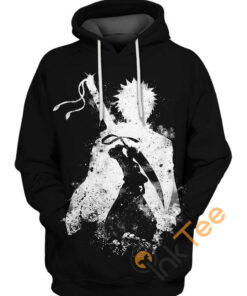 Ichigo Kurosaki Ink Hoodie 3D