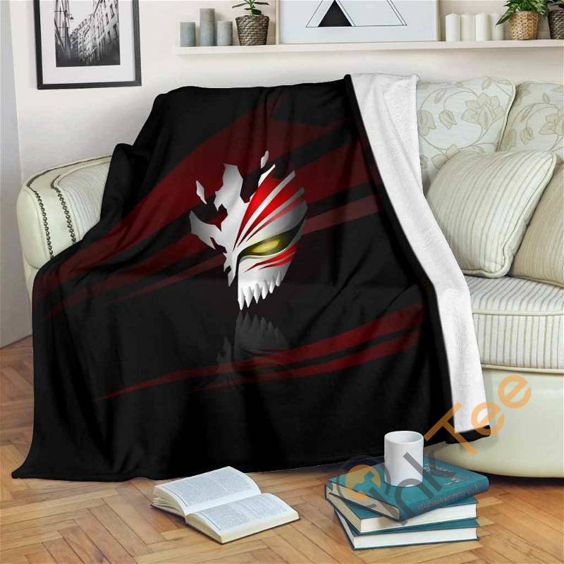 Ichigo Kurosaki Sherpa Fleece Blanket Gifts for Family, for Couple