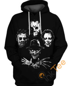 Icons Of Horror Hoodie 3D