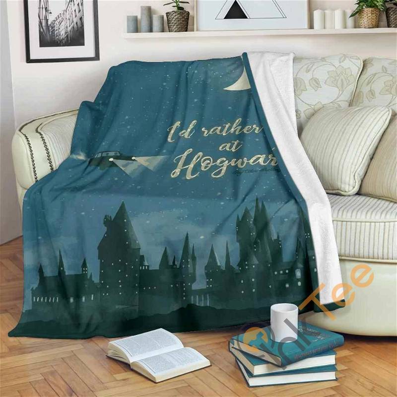 I'd Rather Be Sherpa Fleece Blanket Gifts for Family, for Couple