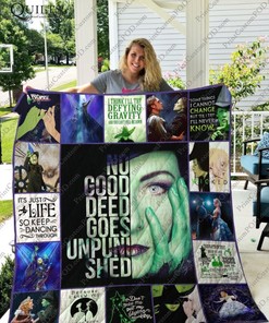 Idina Menzel Wicked No Good Deed For Fan Collection Quilt Blanket
