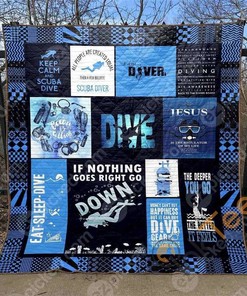 If Nothing Goes Right Go Down Quilt Blanket Bedding Set