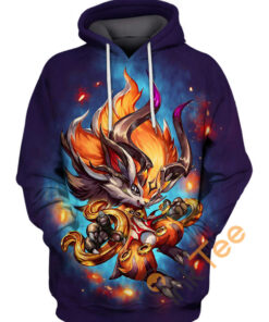Ifrit Final Fantasy Hoodie 3D