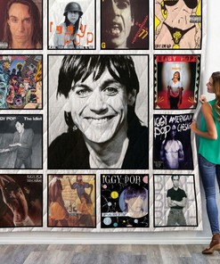 Iggy Pop Albums Quilt Blanket Bedding Set for Home Décor