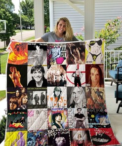 Iggy Pop Collected Quilt Blanket Bedding Set for Home Décor