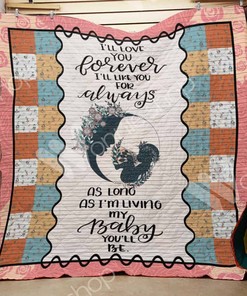 I'll Love You Forever Baby Quilt Blanket Bedding Set