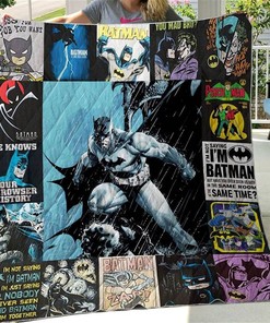 I'm A Bat Man Blanket Gift For Fans Super Hero Quilt