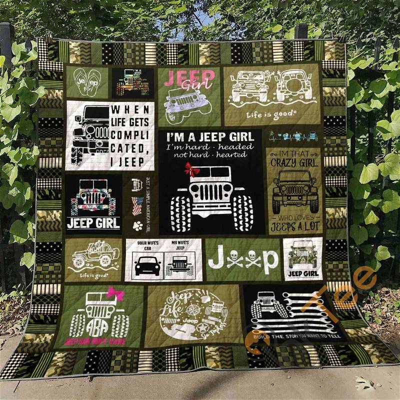 I'm A Jeep Girl Quilt Blanket Bedding Set