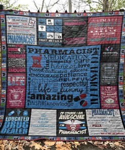 Im A Pharmacist Quilt Blanket Bedding Set for Home Décor
