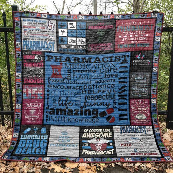 Im A Pharmacist Quilt Blanket Bedding Set for Home Décor