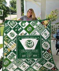 I'm A Proud Rams Fan Ncaa Colorado State Rams Collection Quilt Blanket Bedding Set