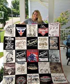 I'm Devil Rides Triumph Quilt Blanket Bedding Set
