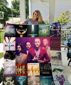 Imagine Dragons Graphic Style Quilt Blanket Bedding Set