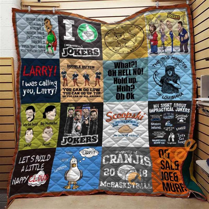 Impractical Jokers Let's build A Little Happy Cloud Quilt Blanket Bedding Set With Pilliwcases Option