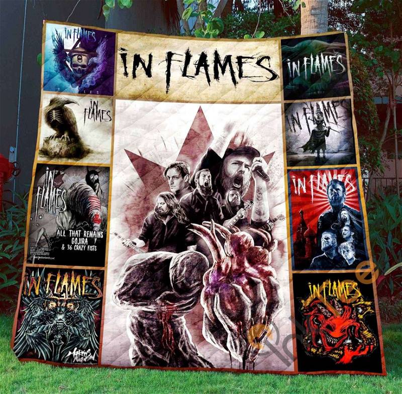 In Flames 1 Quilt Blanket Bedding Set