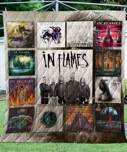 In Flames Albums Quilt Blanket Bedding Set for Home Décor