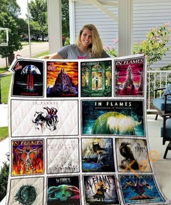 In Flames Band Quilt Blanket And Bedding Set