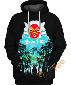 In Princess Mononoke Hoodie 3D