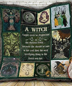 In The Forest Witch Quilt Blanket Bedding Set