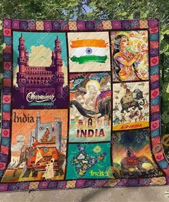 India Quilt Blanket Bedding Set