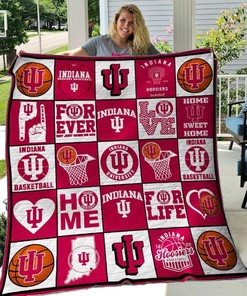 Indiana Hoosiers Quilt Blanket Bedding Set Gifts for Fans