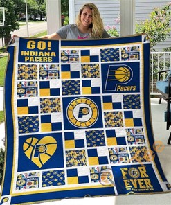 Indiana Pacers-Themed Quilt Blanket And Bedding Set