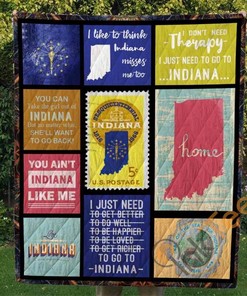 Indiana Quilt Blanket Bedding Set