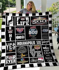 Indianapolis 0 Love Collection Quilt Blanket Bedding Set