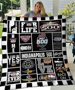 Indianapolis 500 Personalized Quilt Blanket Bedding Set