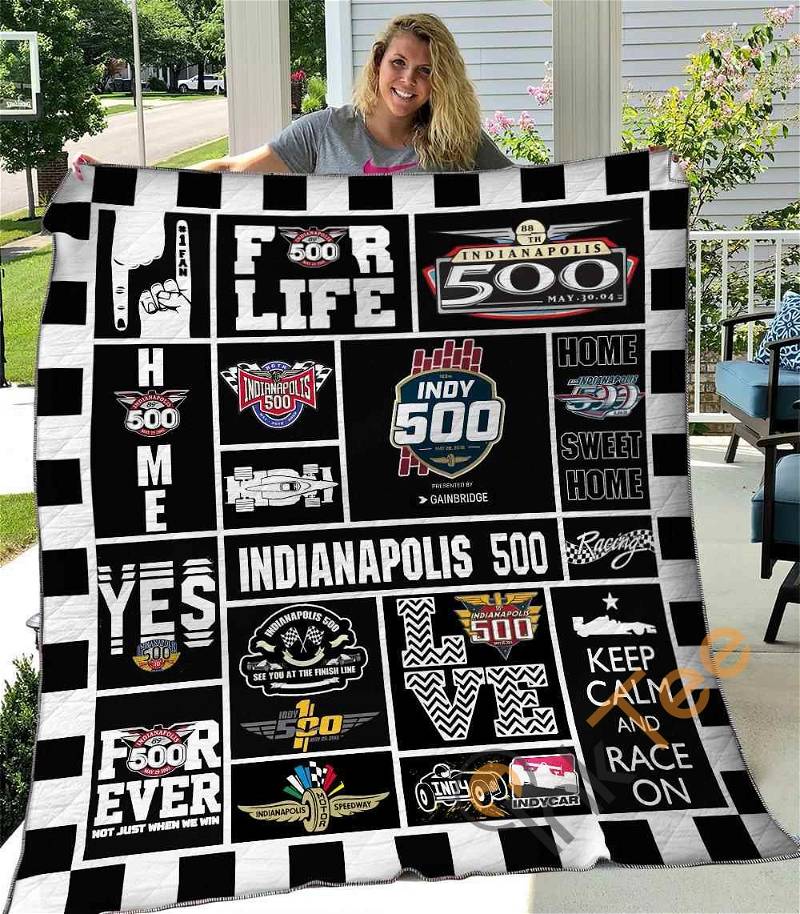 Indianapolis 500 Personalized Quilt Blanket Bedding Set