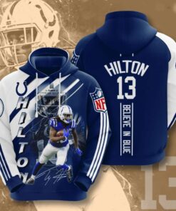 Indianapolis Colts Custom Sport All Over Print Hoodie 3D