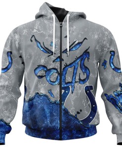 Indianapolis Colts Hoodie 3D Devil Eyes Gift for Fans