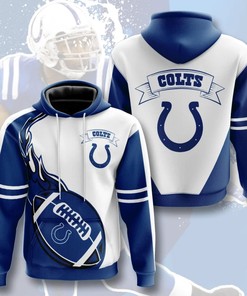 Indianapolis Colts Hoodie Flame Balls Graphic Gift for Fans