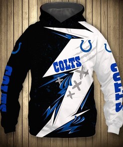 Indianapolis Colts Hoodie Thunder Graphic Gifts for Fans