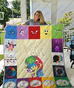 Inside Out For Fans Quilt Blanket Bedding Set for Home Décor