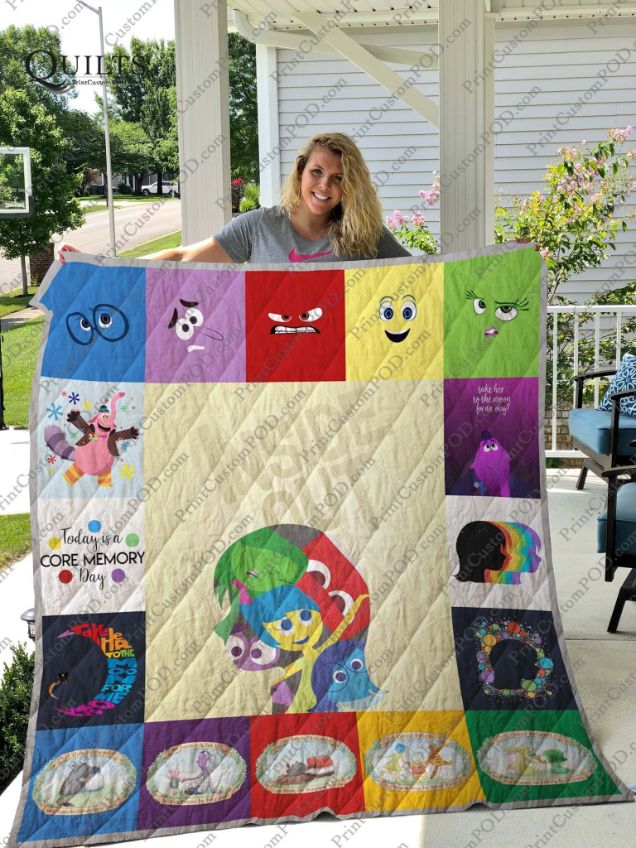 Inside Out For Fans Quilt Blanket Bedding Set for Home Décor