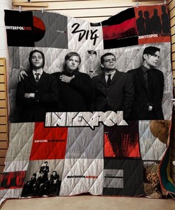 Interpol Albums Quilt Blanket Bedding Set for Home Décor