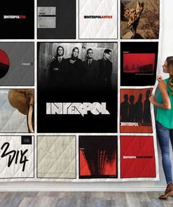 Interpol Band For Fans Quilt Blanket Bedding Set