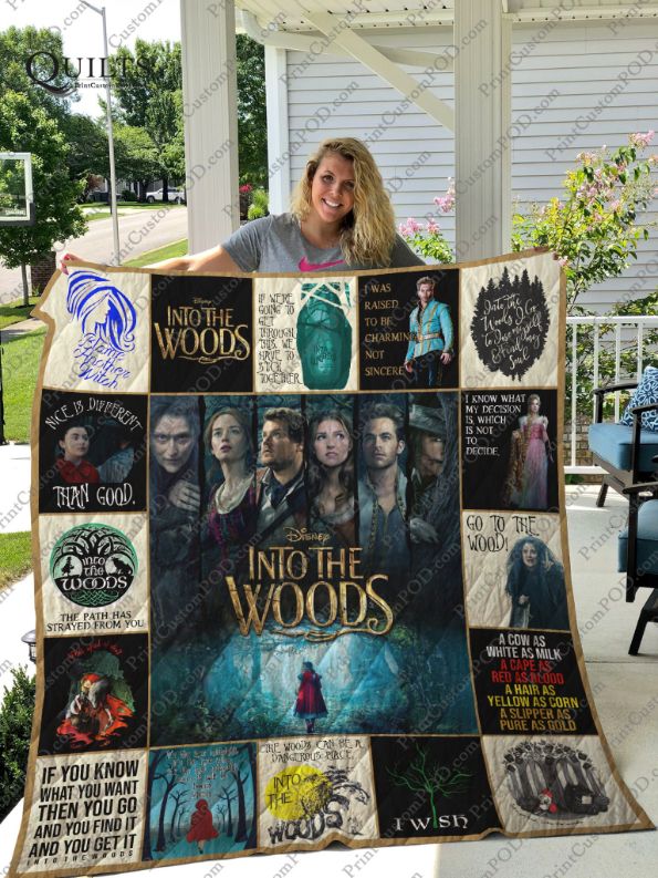 Into The Woods Disney For Fans Ver Collection Quilt Blanket Bedding Set