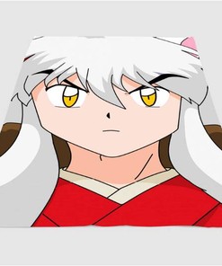 Inuyasha Old Cartoon Sherpa Fleece Blanket Gifts for Family, for Couple