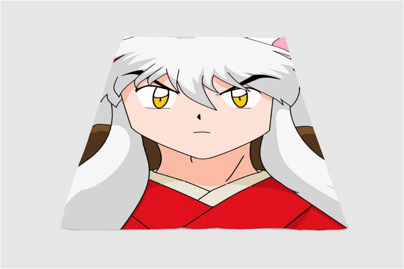 Inuyasha Old Cartoon Sherpa Fleece Blanket Gifts for Family, for Couple