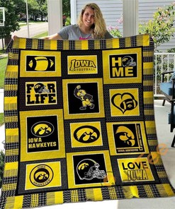 Iowa Hawkeyes 1 Quilt Blanket Bedding Set