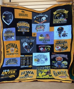 Iowa Hawkeyes Quilt Blanket Bedding Set Gifts for Fans