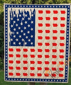 Iowa Map Quilt Blanket Bedding Set