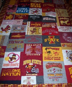 Iowa State Cyclones Quilt Blanket Bedding Set for Bedroom Décor