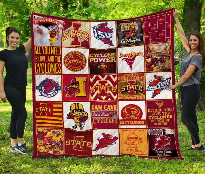 Iowa State Cyclones Quilt Blanket LC5