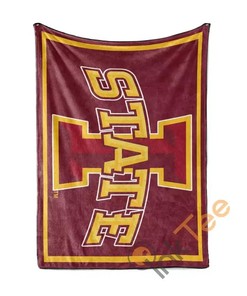 Iowa State Cyclones Sherpa Fleece Blanket Gifts for Family, for Couple