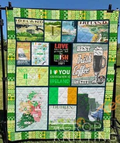 Ireland Quilt Blanket Bedding Set