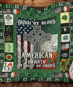 Irish By Blood Quilt Blanket Bedding Set